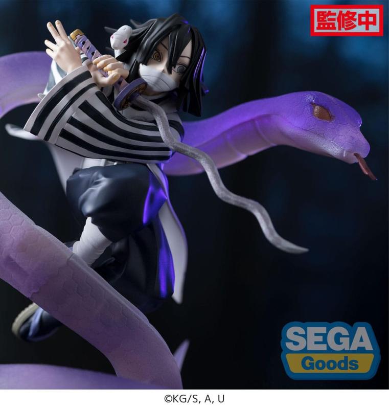 Demon Slayer: Kimetsu no Yaiba Xross Link Anime PVC Statue Obanai Iguro Hashira Training Arc 14 cm