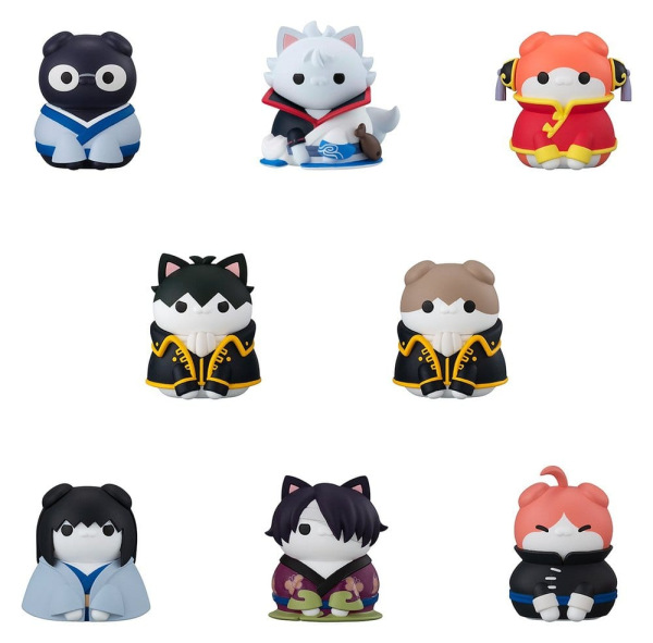 Gintama Mega Cat Project Mini Figures Nyantama Go Meow-Meow Edition! 3 cm Blind Box Display (8) (Rep