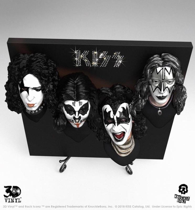 Kiss 3D Vinyl Statue Debut Album 30 cm 3