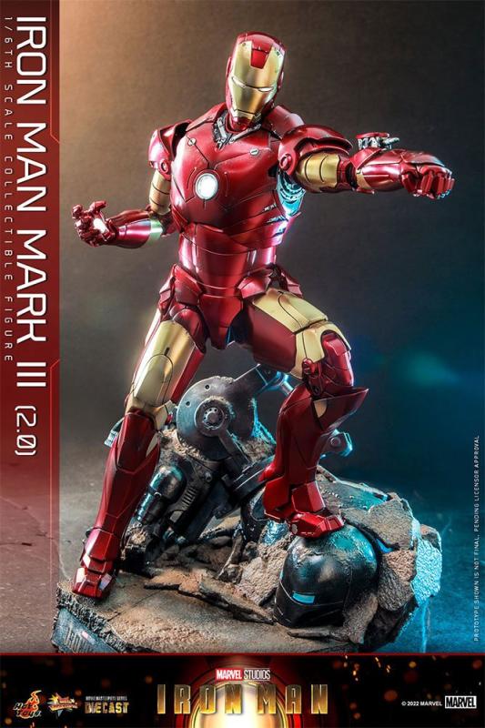 Iron Man: Iron Man Mark III 1/6 Movie Masterpiece Series Diecast Action Figure - Hot Toys