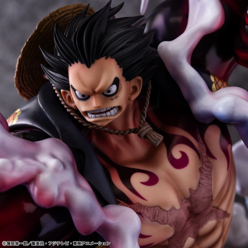 One Piece Portrait.Of.Pirates SA-Maximum PVC Figure Monkey D. Luffy Gear 4 Bounce-Man 10th Limited V 6