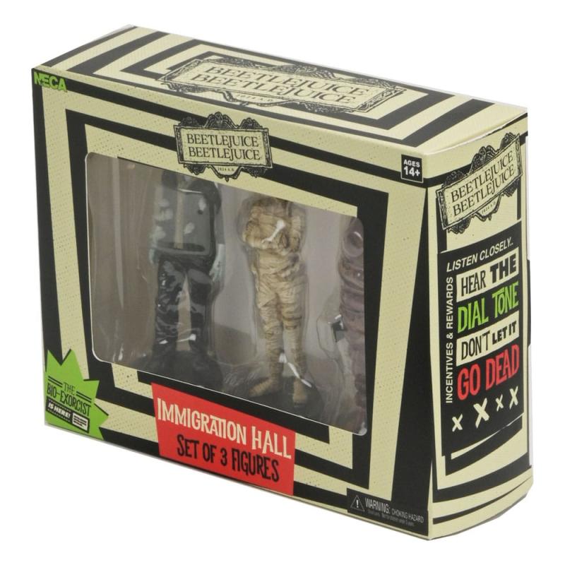 Beetlejuice Beetlejuice Figure 3-Pack Immigration Hall 1 10 cm