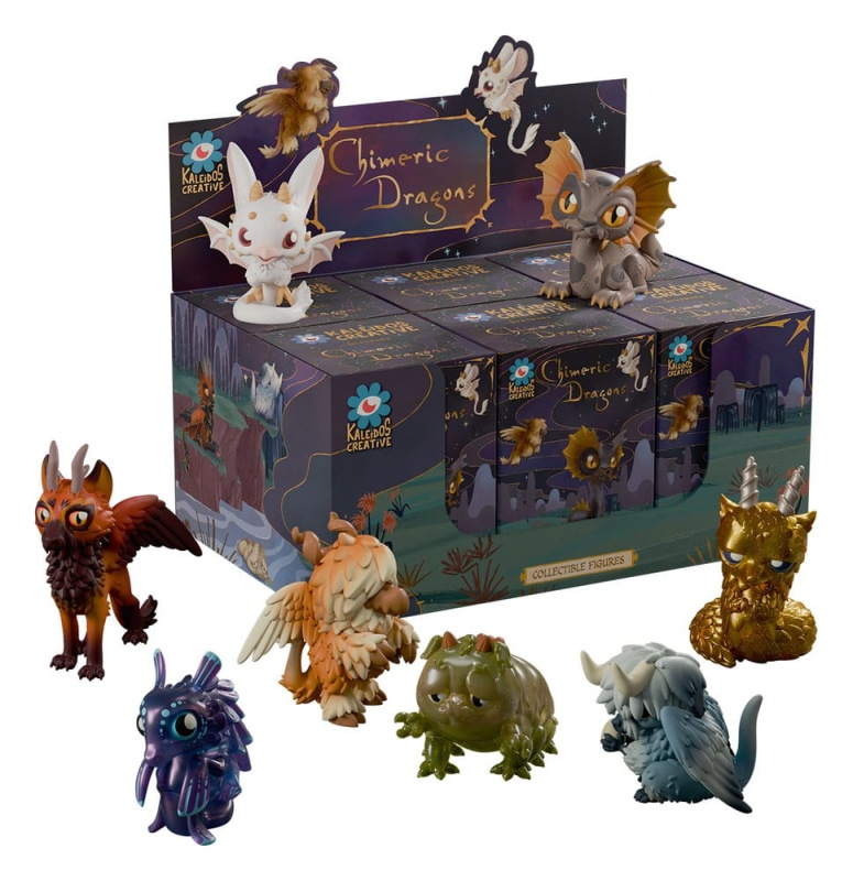 Chimeric Dragons Mini Figures S1 8 cm Blind Box Display (6) 3