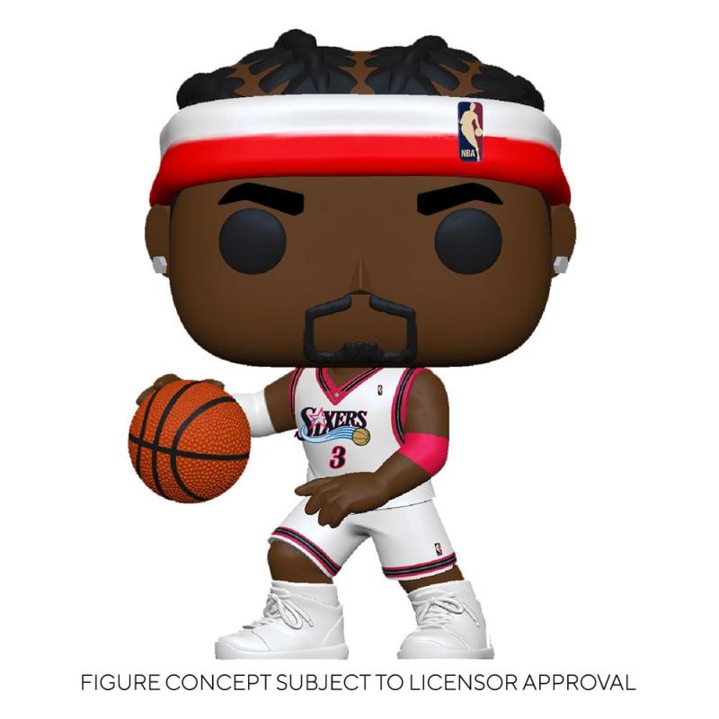 NBA Legends POP! Sports Vinyl Figure Allen Iverson (Sixers Home) 9 cm