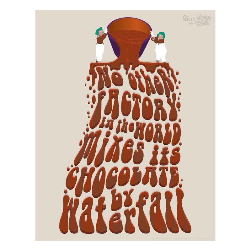 Willy Wonka & the Chocolate Factory 42 x 30 cm Limited Edition Art Print - FaNaTtik