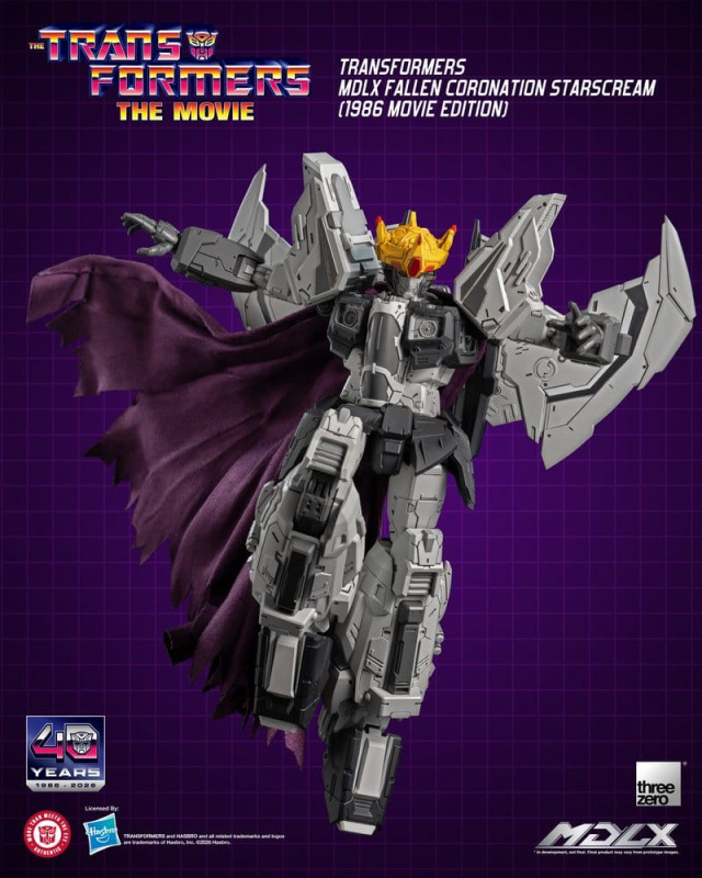 Transformers MDLX Action Figure Fallen Coronation Starscream (1986 Movie Edition) 20 cm 2
