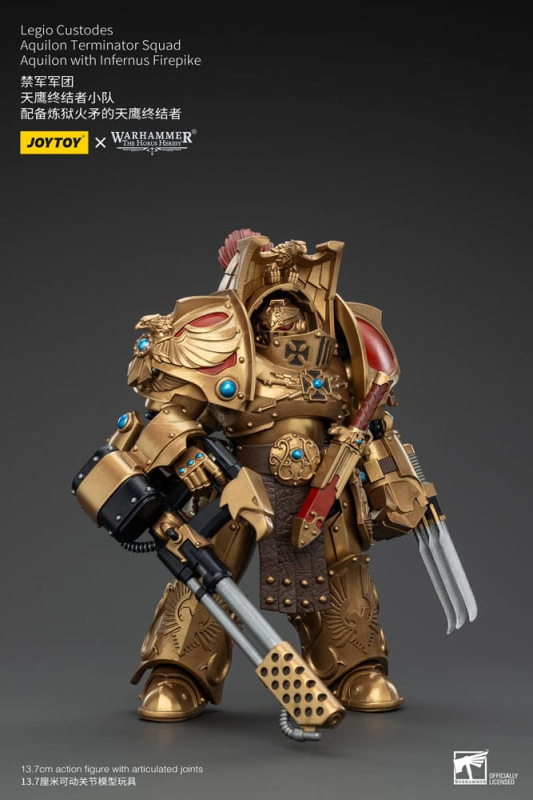 Warhammer The Horus Heresy Action Figure 1/18 Legio Custodes Aquilon Terminator Squad Aquilon with I 1