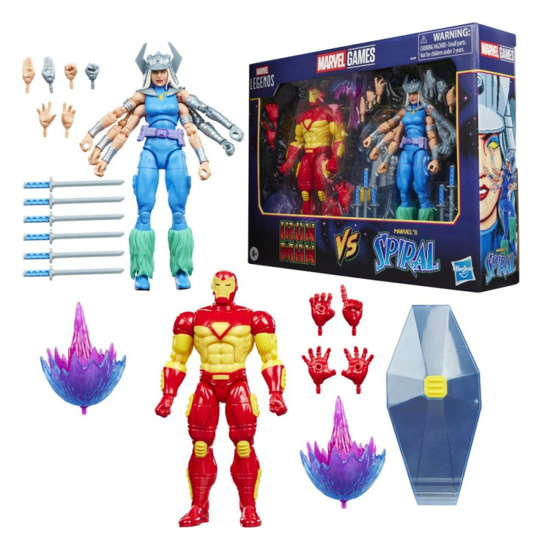Marvel Games Marvel Legends Action Figure 2-Pack Iron Man & Marvel's Spiral 15 cm 3