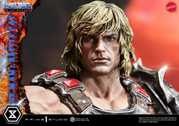Masters of the Universe Real Elite Masterline Series Statue 1/4 He-Man & Battle Cat 86 cm 12