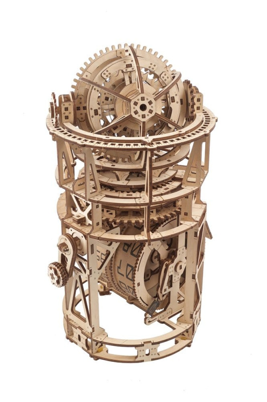 Ugears 3D Wooden Puzzle Sky Watcher Tourbillon Table Clock 5