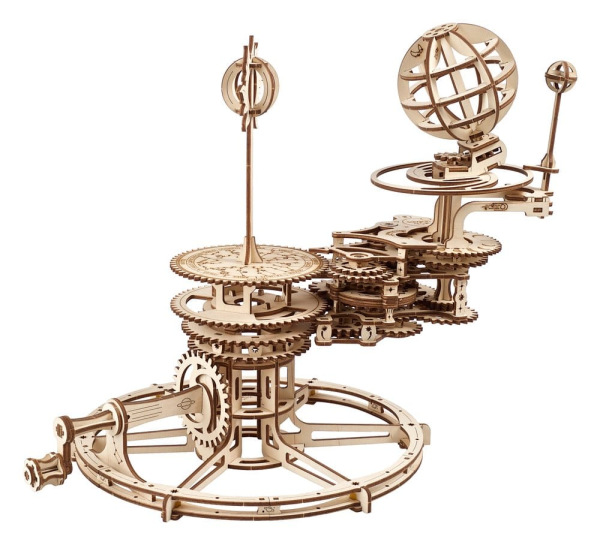 Ugears 3D Wooden Puzzle Mechanical Tellurion 14
