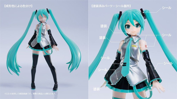 Character Vocal Series 01: Hatsune Miku Plamatea Plastic Model Kit Hatsune Miku 15 cm 10