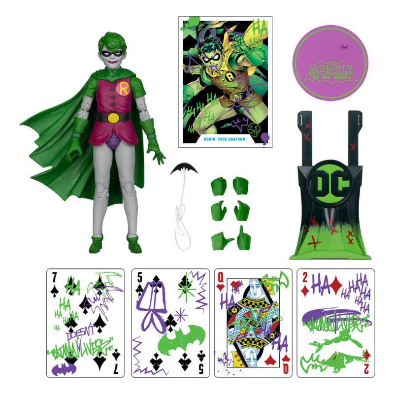 DC Rebirth DC Multiverse Action Figure Robin (Dick Grayson) (Jokerized) (Gold Label) 18 cm 1