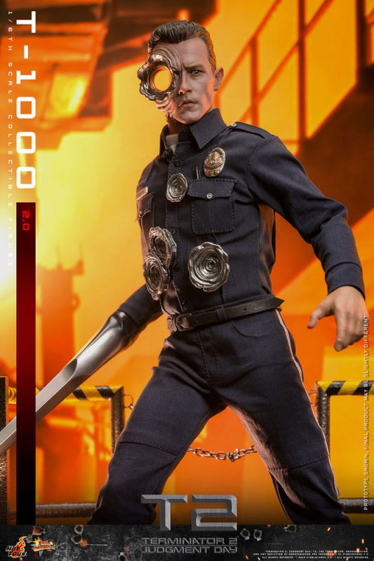 Terminator 2 Movie Masterpiece Action Figure 1/6 T-1000 (2.0) 31 cm 9