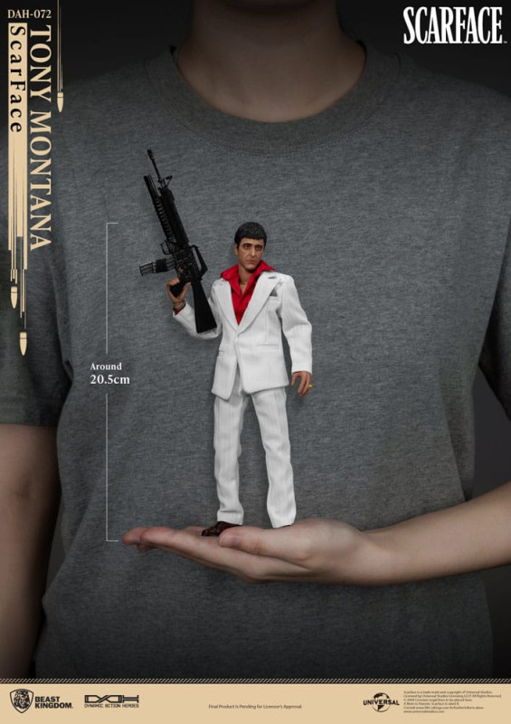 Scarface (1983) Action Figure Tony Montana 20 cm 6