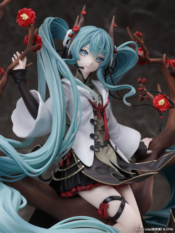 Vocaloid PVC Statue 1/7 Hatsune Miku 2022 Chinese New Year Ver. 30 cm 4