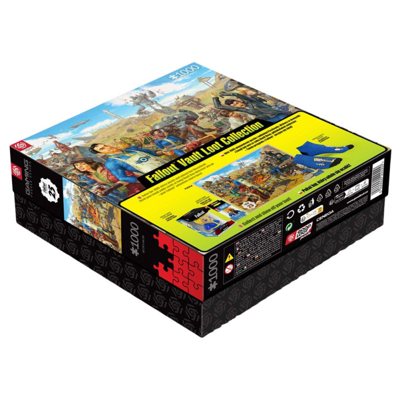 Fallout gift set Fallout Vault Loot Collection (Puzzle, socks, figurine & key ring) 6