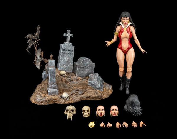 Frazetta Girls Action Figure 1/12 Vampirella 16 cm 4