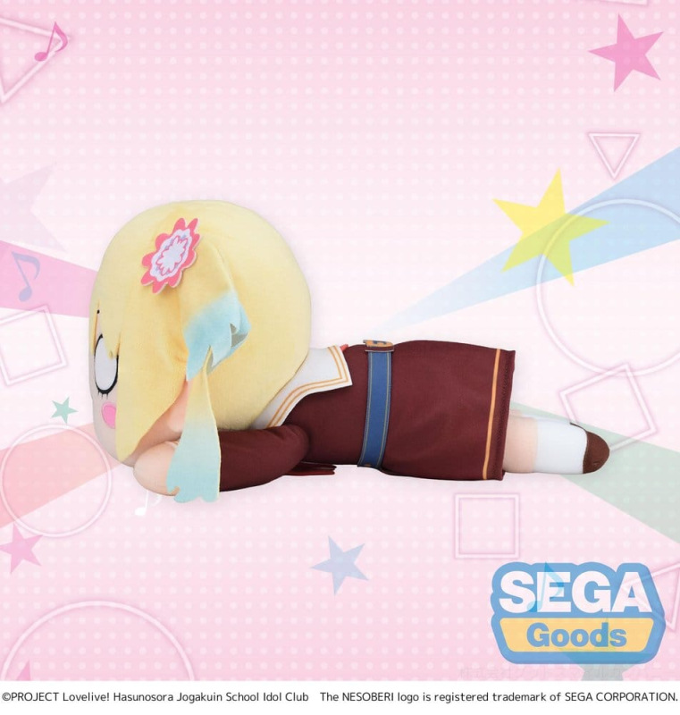 Love Live! Nesoberi (Lay-Down) Plush Figure Osawa Rurino - Winter Uniform (M) 16 cm 1
