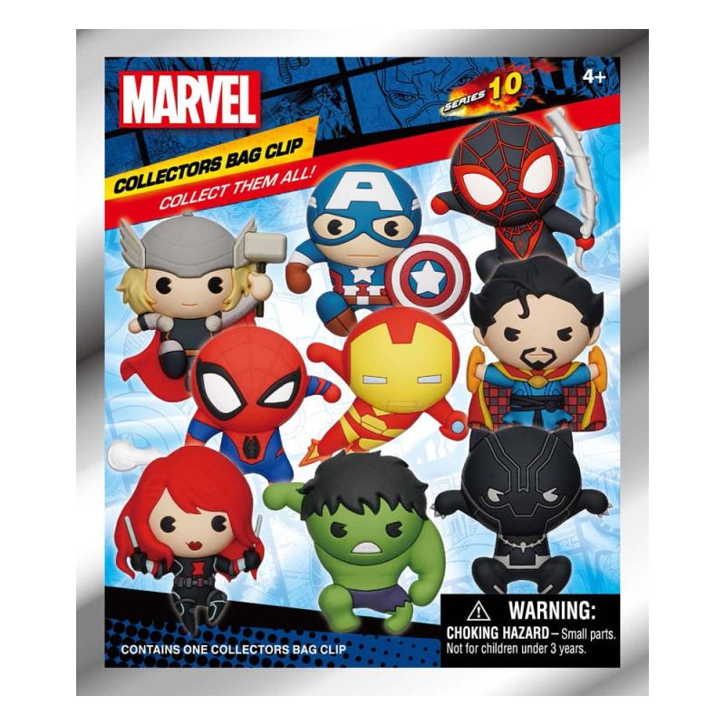 Marvel 3D PVC Bag Clips Classics Display (24) 1