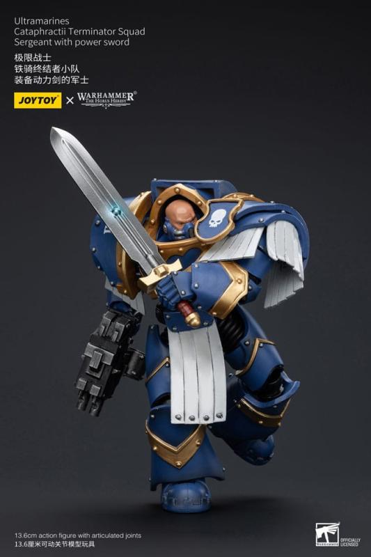 Warhammer The Horus Heresy Action Figure 1/18 Ultramarines Cataphractii Terminator Squad Sergeant wi 6