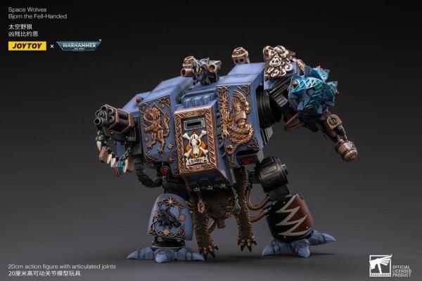 Warhammer 40k Action Figure 1/18 Space Wolves Bjorn the Fell-Handed 19 cm