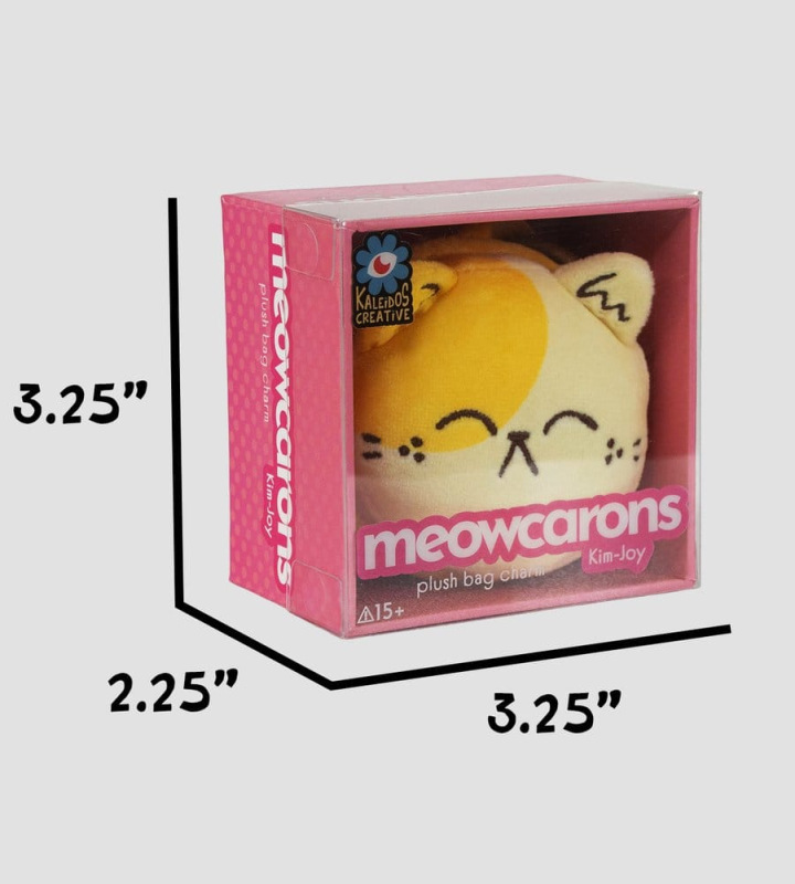 Meowcaron Plush Bag Charm Smile 7 cm 4
