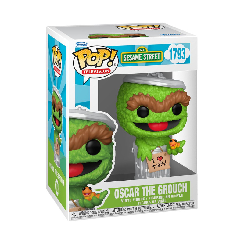 Sesame Street POP! TV Vinyl Figure Oscar the Grouch 9 cm 1