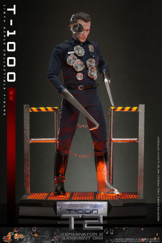 Terminator 2 Movie Masterpiece Action Figure 1/6 T-1000 (2.0) 31 cm 5