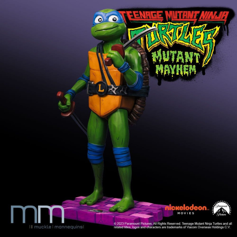 Teenage Mutant Ninja Turtles: Mutant Mayhem Life-Size Statue Leonardo 172 cm 3
