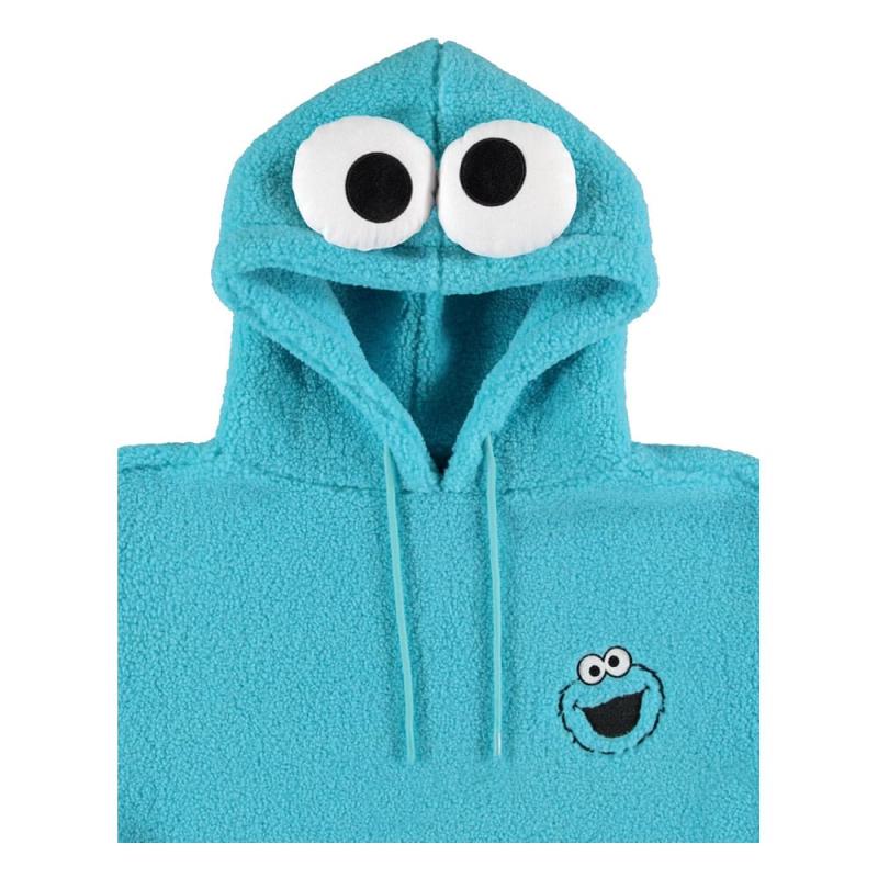 Sesame Street Hooded Sweater Cookie Monster Teddy Size M