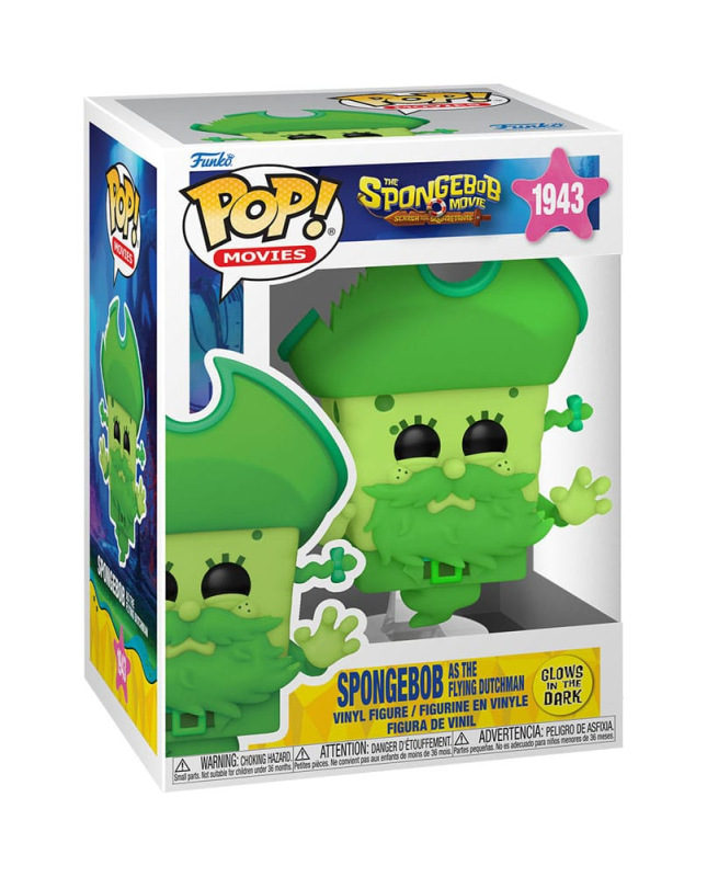 SpongeBob SquarePants POP! Vinyl Figure SpongeBob as the Flying Dutchman (Glow) 9 cm 1