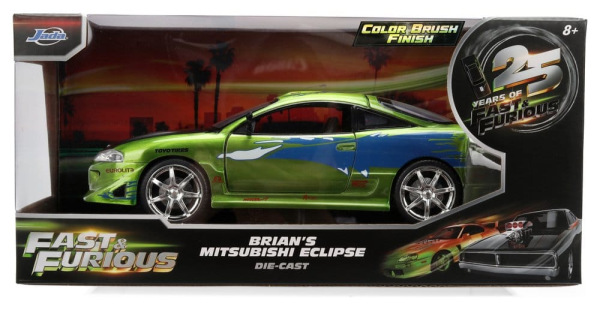 Fast & Furious Diecast Vehicle 1:24 Anniversary Mitsubishi 19 cm 11
