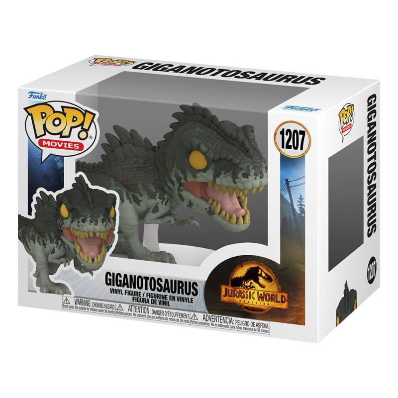 Jurassic World 3 POP! Movies Vinyl Figure Giganotosaurus 9 cm 1