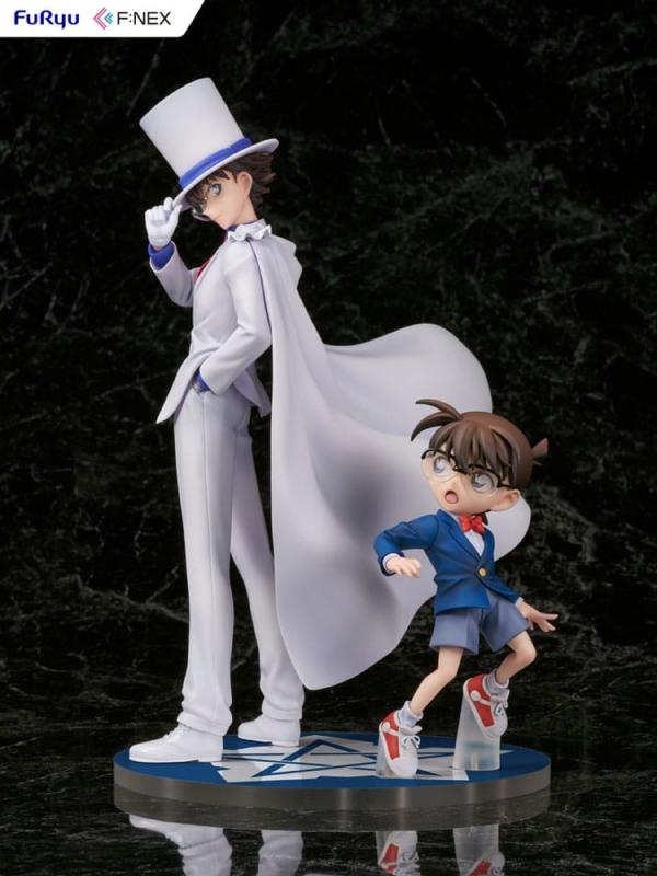 Case Closed F:NEX PVC Statue 1/7 Conan Edogawa & Kid the Phantom Thief 29 cm