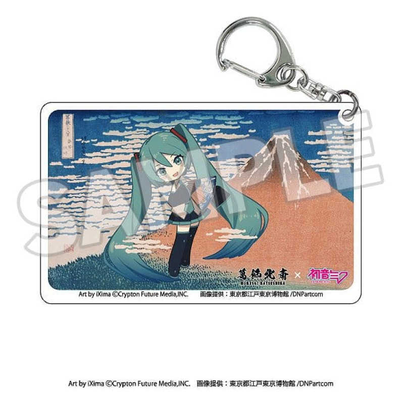 Katsushika Hokusai x Hatsune Miku Acrylic Keychains Blind Box Assortment (8) 8