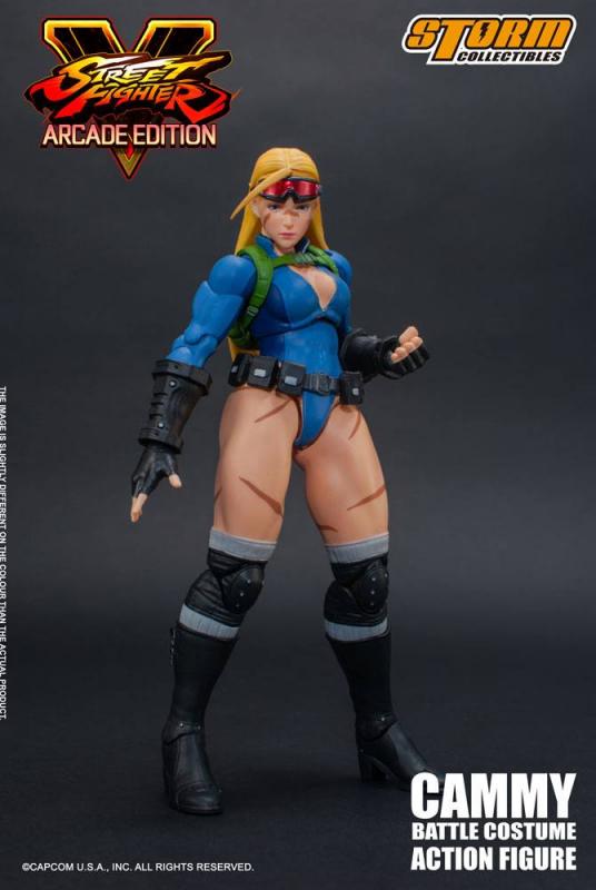 Street Fighter V: Cammy Battle Costume - Arcade Edition Figure 1/12 - Storm Collectibles