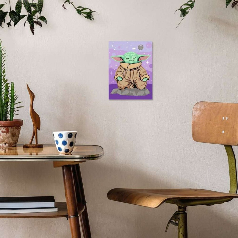 Star Wars: The Mandalorian CreArt Painting by Numbers Meditating Grogu 5