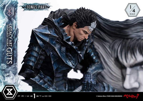 Berserk Legacy Art "Kentarou Miura" Statue 1/4 Guts Bonus Version 74 cm 12