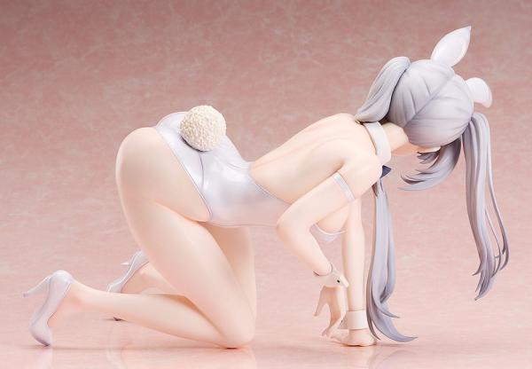 Date A Live: Date A Bullet Statue 1/4 White Queen Bare Leg Bunny Ver. 20 cm 5