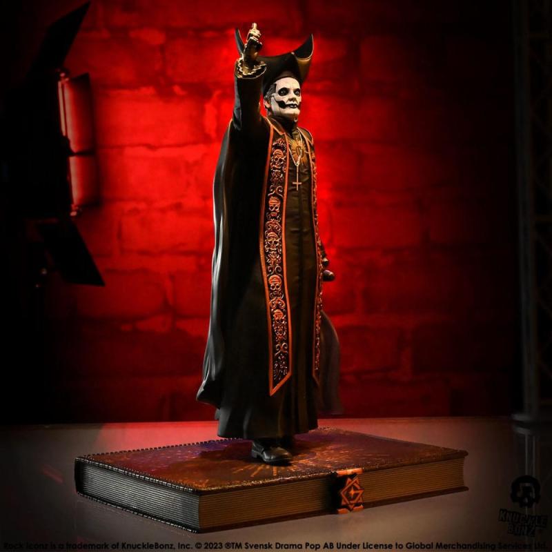 Ghost Rock Iconz Statue 1/9 Papa Emeritus IV (Black Robes) 22 cm 3