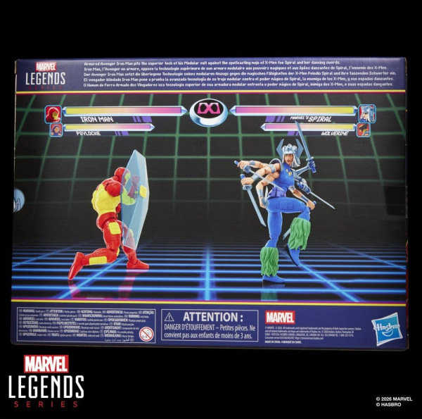 Marvel Games Marvel Legends Action Figure 2-Pack Iron Man & Marvel's Spiral 15 cm 2