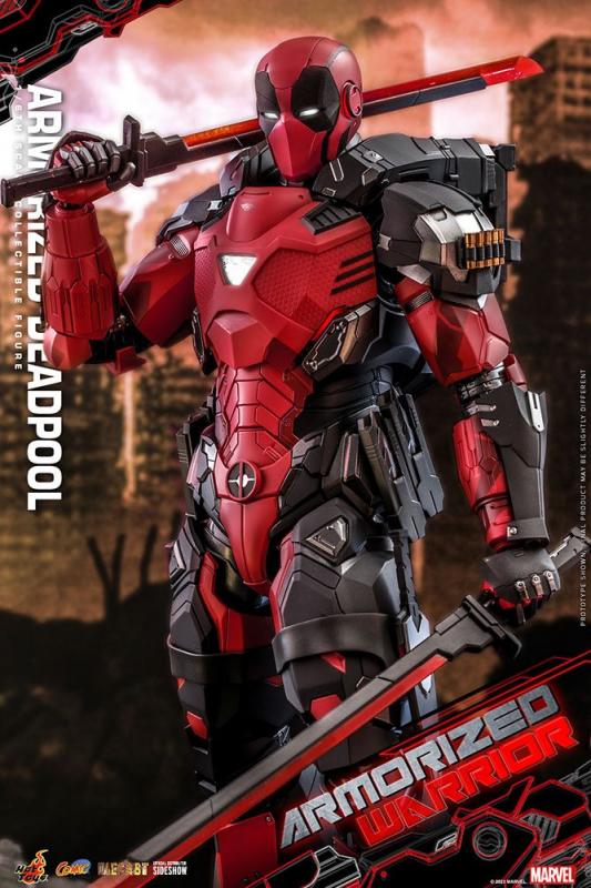 Marvel Comics: Armorized Deadpool 1/6 Masterpiece Action Figure - Hot Toys