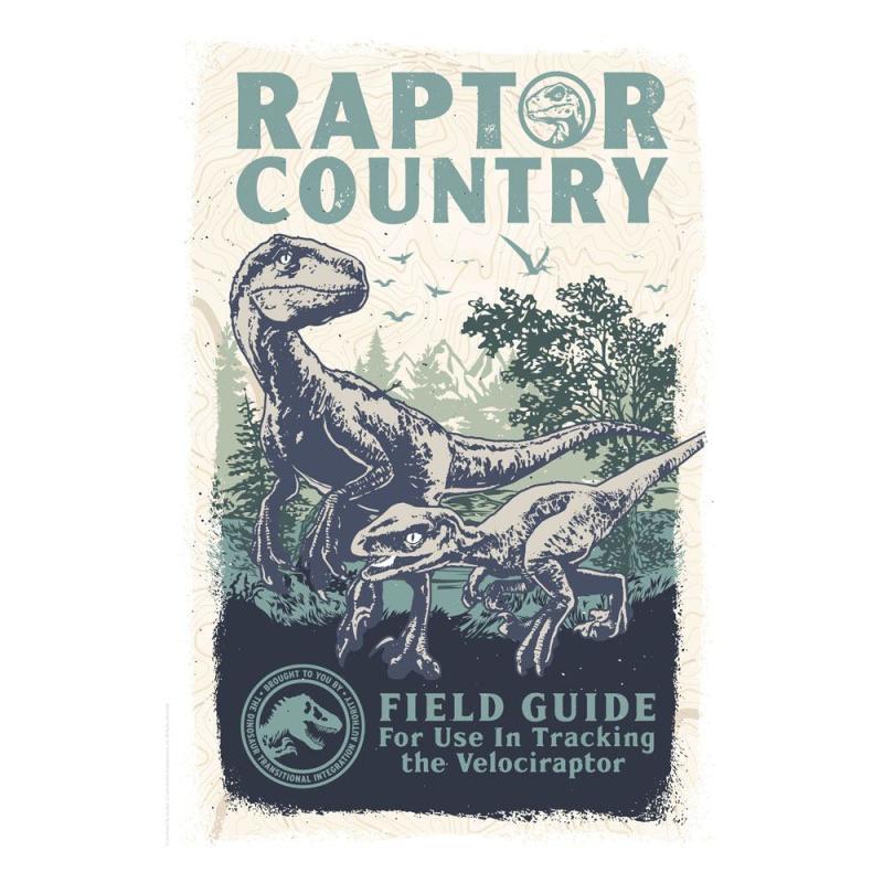Jurassic World: Raptor Country Limited Edition 42 x 30 cm Art Print - FaNaTtik