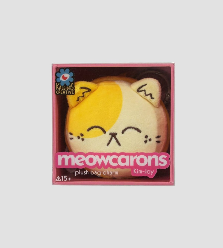 Meowcaron Plush Bag Charm Smile 7 cm 3