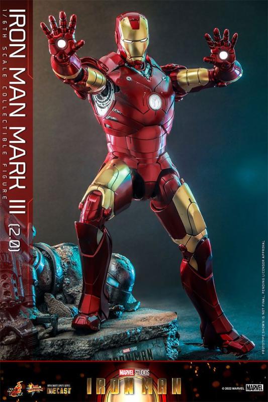 Iron Man: Iron Man Mark III 1/6 Movie Masterpiece Series Diecast Action Figure - Hot Toys