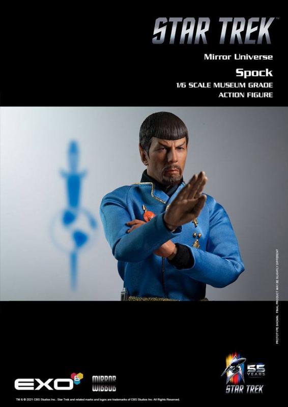 Star Trek The Original Series: Mirror Universe Spock 1/6 Action Figure - Exo-6
