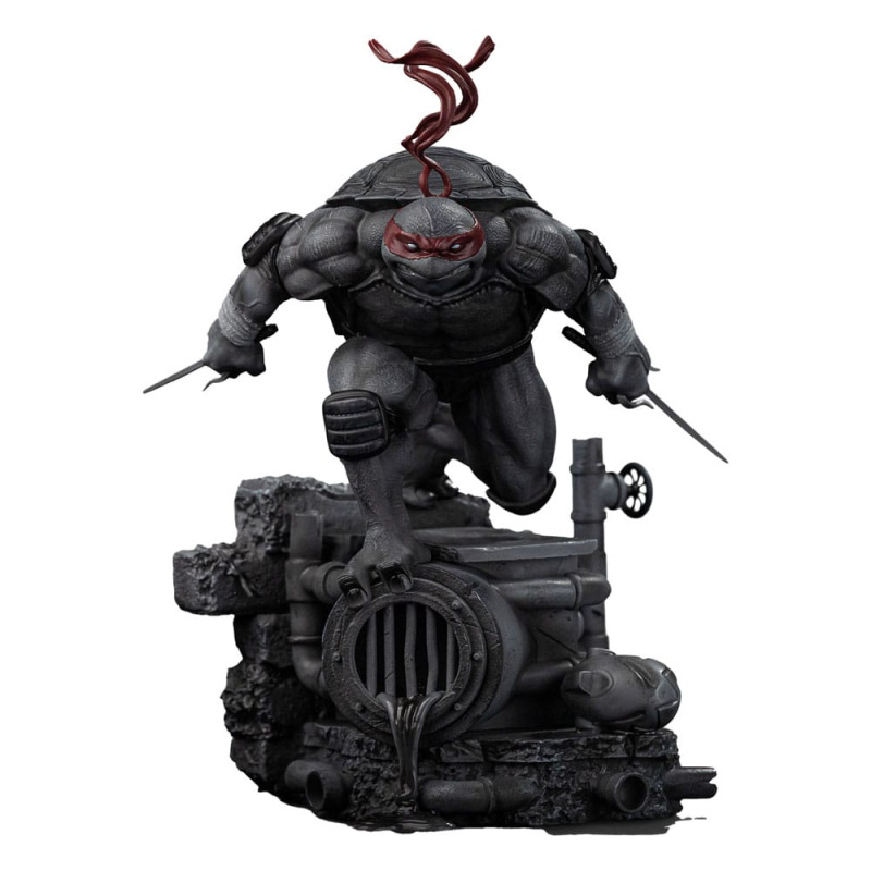 Teenage Mutant Ninja Turtles Art Scale Statue 1/10 Raphael Black and White Variant 26 cm heo exclusi