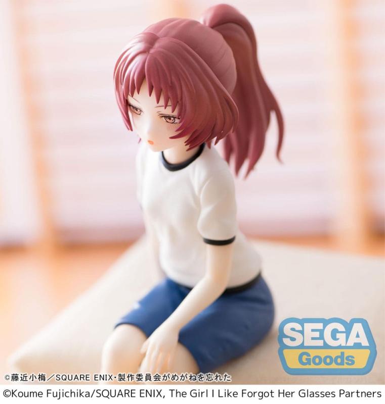 The Girl I Like Forgot Her Glasses PM Perching PVC Statue Ai Mie 14 cm 3