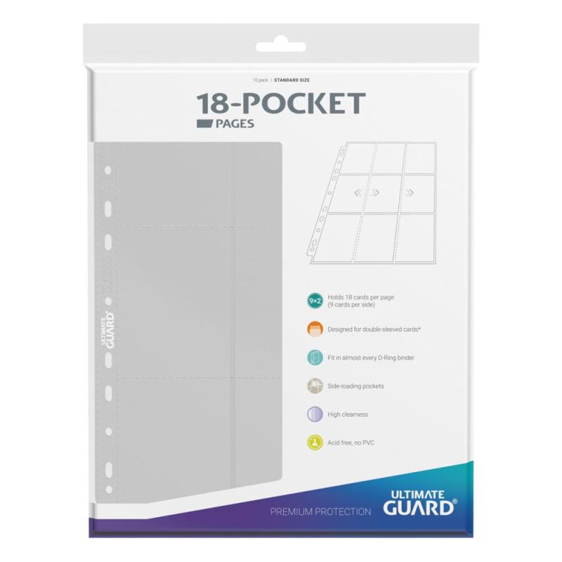 Ultimate Guard 18-Pocket Pages Side-Loading White (10) 2